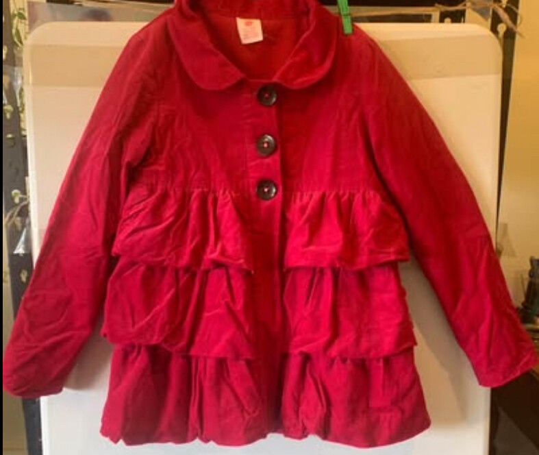 Pumpkin patch dress coat needle cord kids size 7