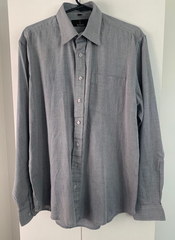SUMMIT Business  Shirt denim Blue 43 /XL Tall fit