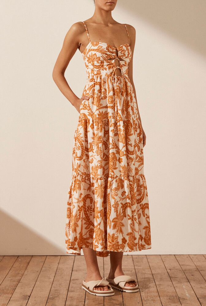 sachin and babi light blue dress Rent Shona Joy La Lune Bias Cowl Midi Dress Blue Smoke