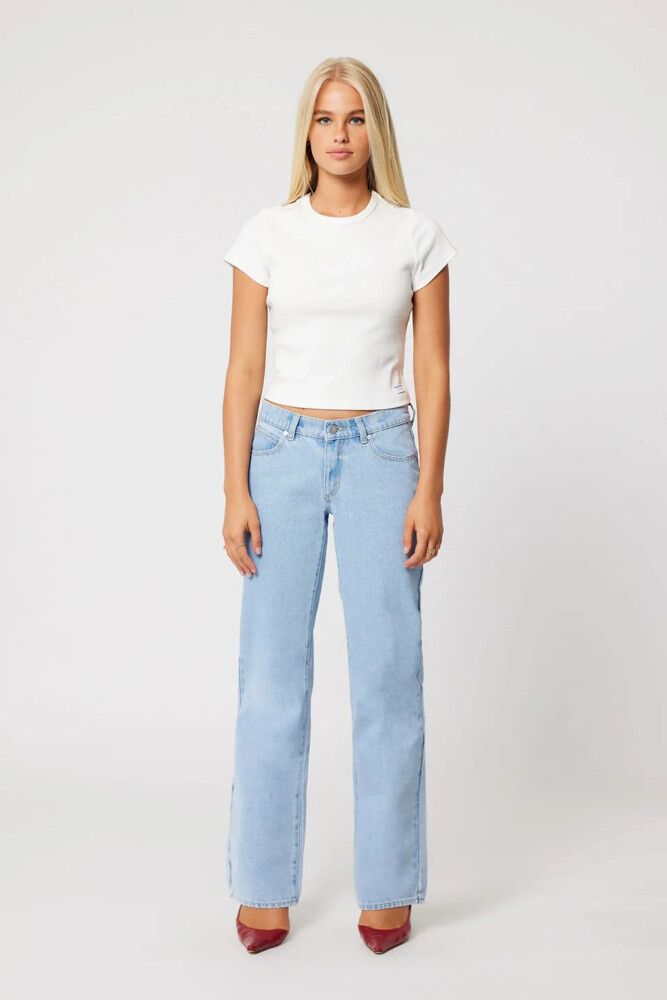 Abrand 99 Low & Wide Jeans Blue