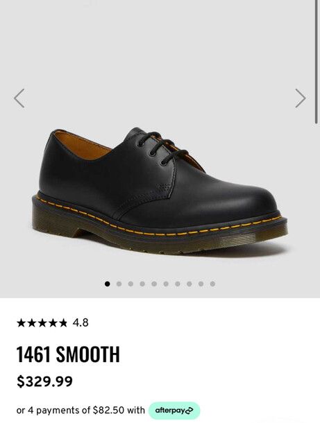 Dr martens Black 1461 Smooth