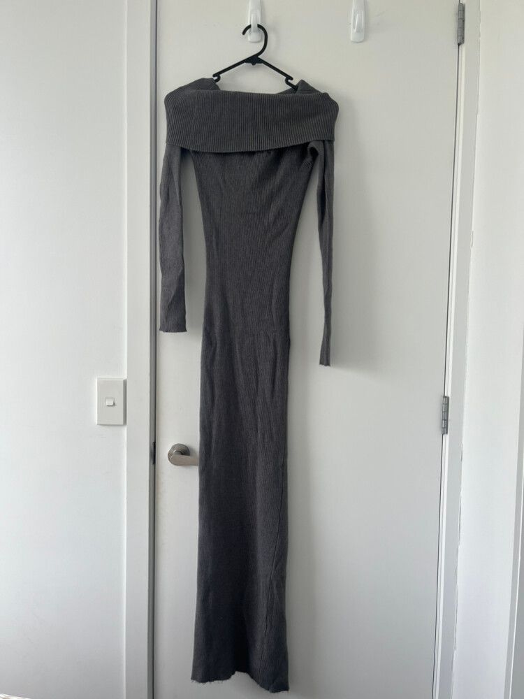 Princess Polly - Princess Polly Offshoulder Ribbed Dress on Designer  Wardrobe