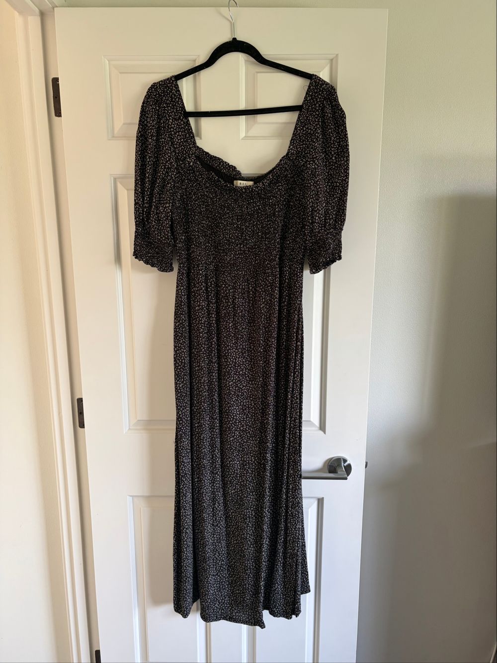 Max Black Floral Dress