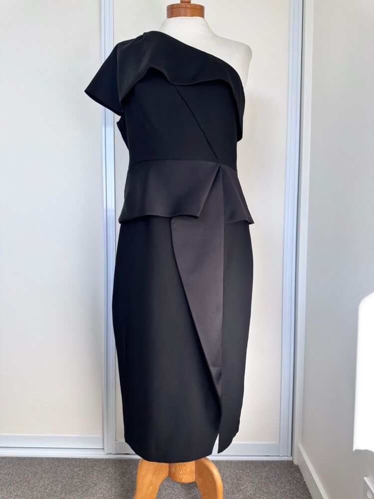 Ted Baker One Shoulder Midi Dress