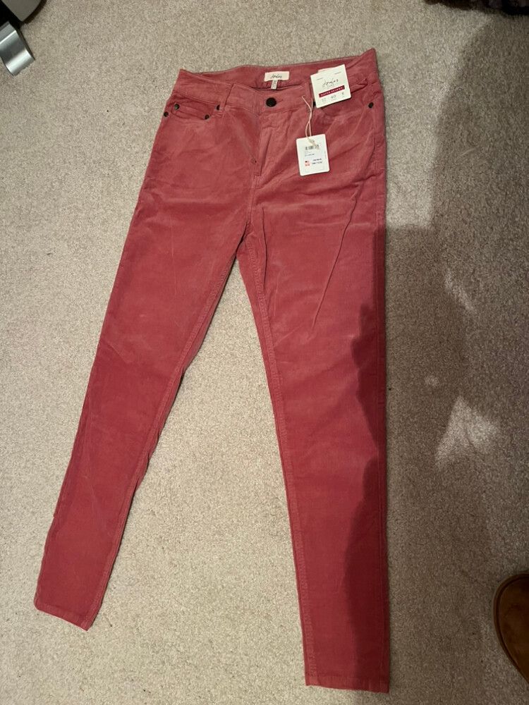Joules Coral Corduroy Pants