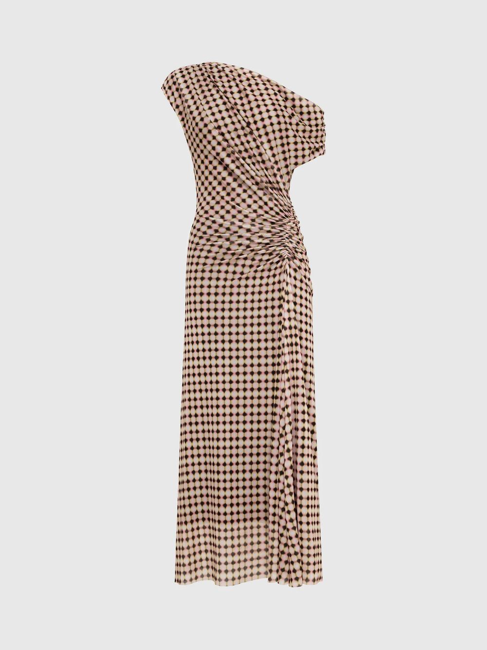 strapless open back dress Green Tropicart Mini Dress – FARM Rio main image 1