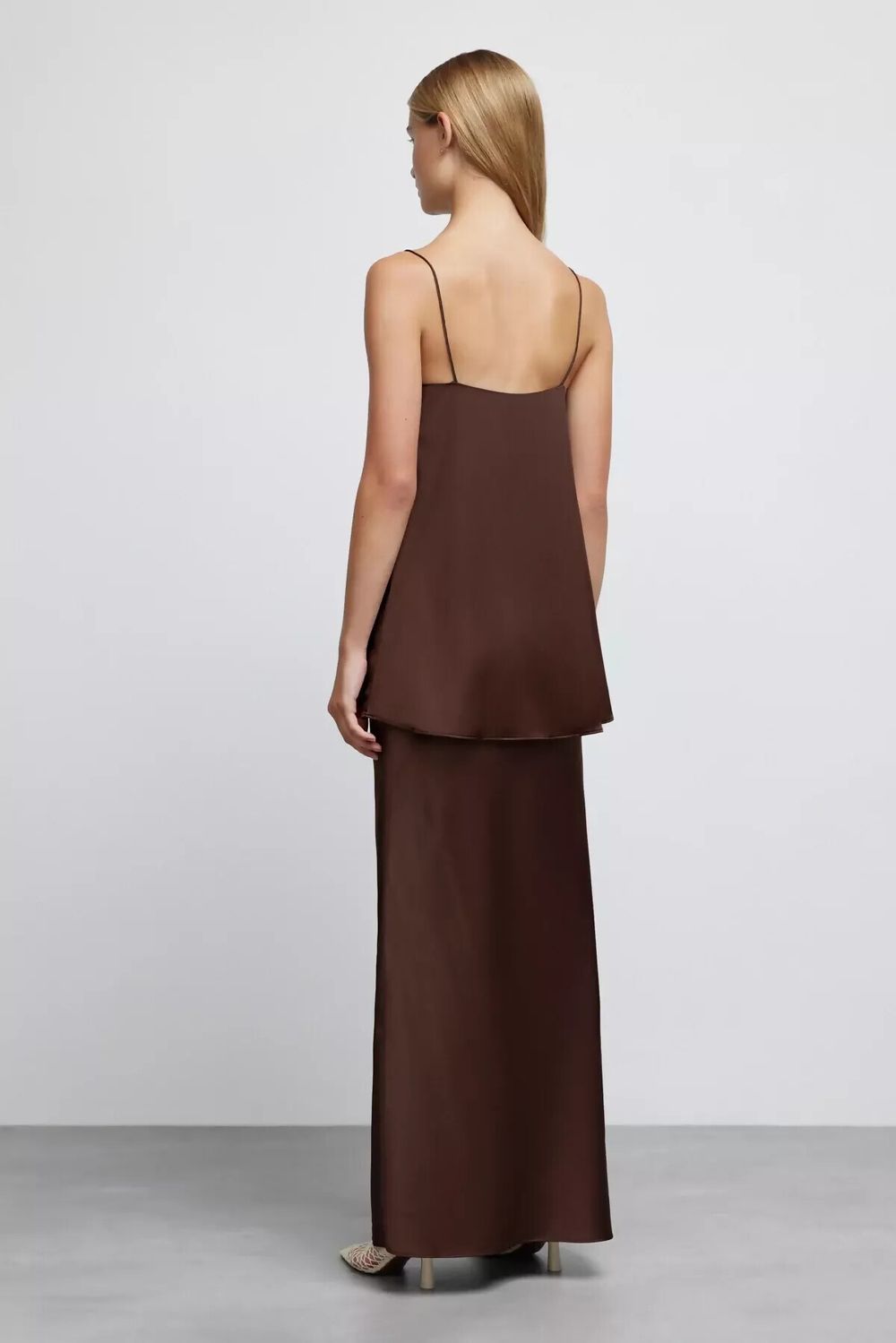 Significant Other Molly Set Chocolate Size 12 BNWT Cami & Maxi Skirt Rrp $470