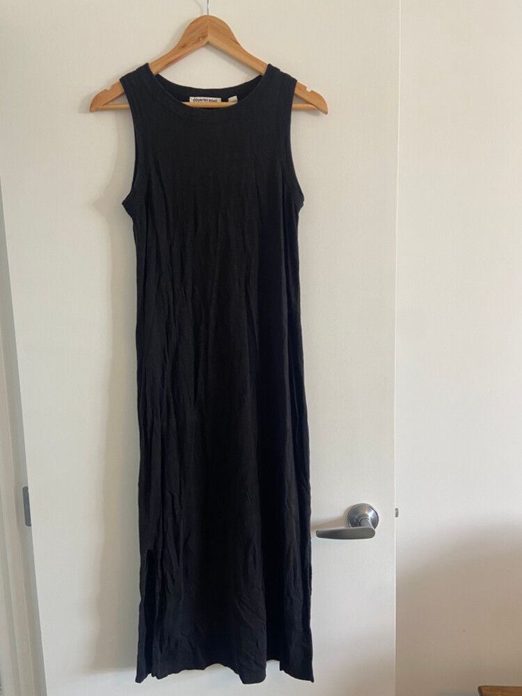 country road black maxi dress Black Country New Road Poster Country Road One Shoulder Maxi Dress - Black - Sizes XS To XL