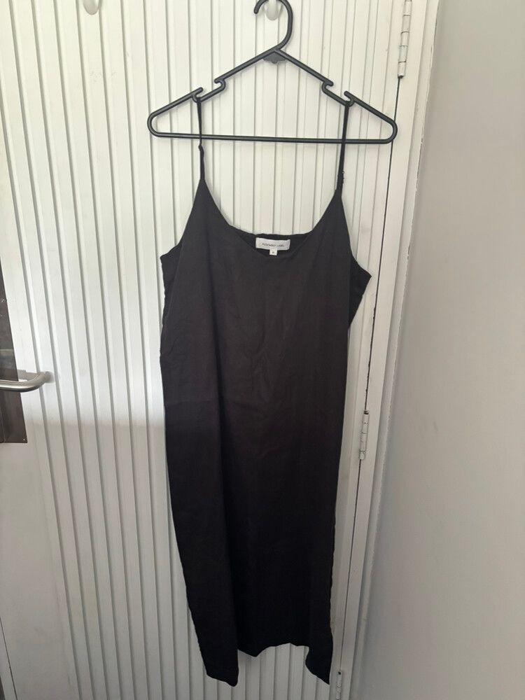 Assembly Label - Assembly Label Black Linen Dress on Designer Wardrobe