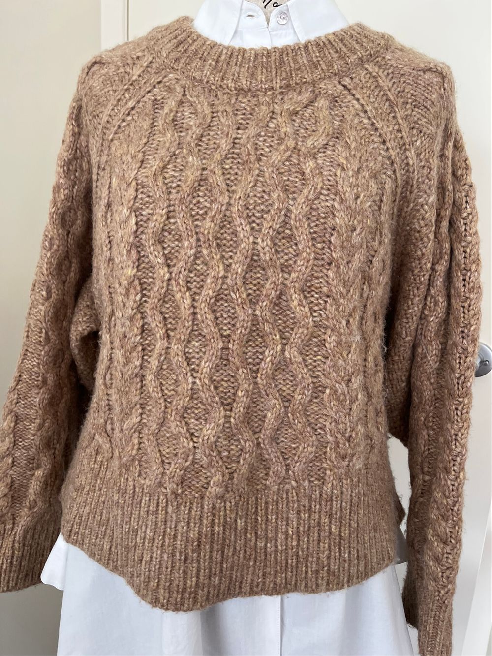 Karen Walker Brown Chunky Knit Jumper