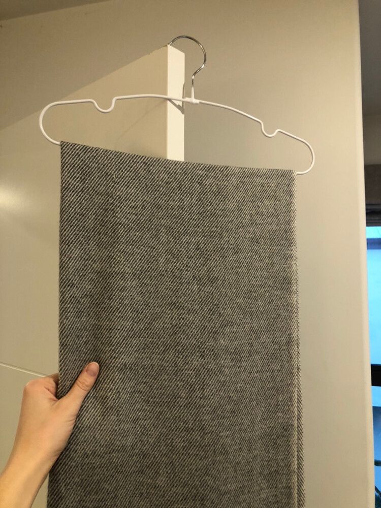 Grey Cashmere Scarf