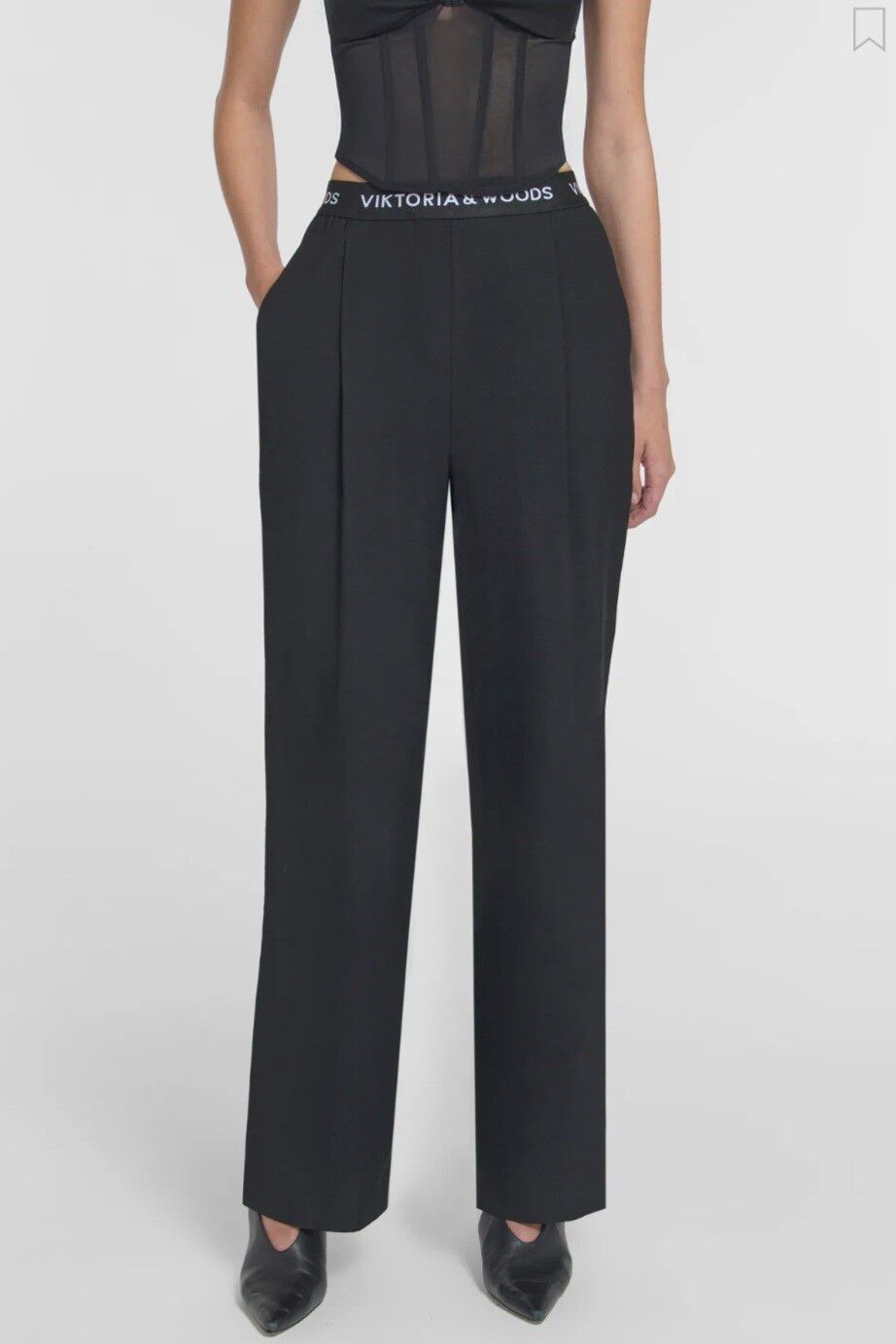 Viktoria and woods black ivanhoe pant size 2