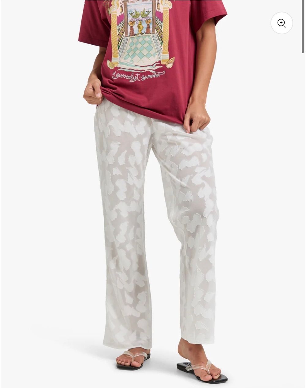 One Of Others Aura Pant - Chalk