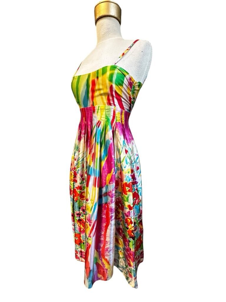 SUN SEEK HER MONET SILK DRESS