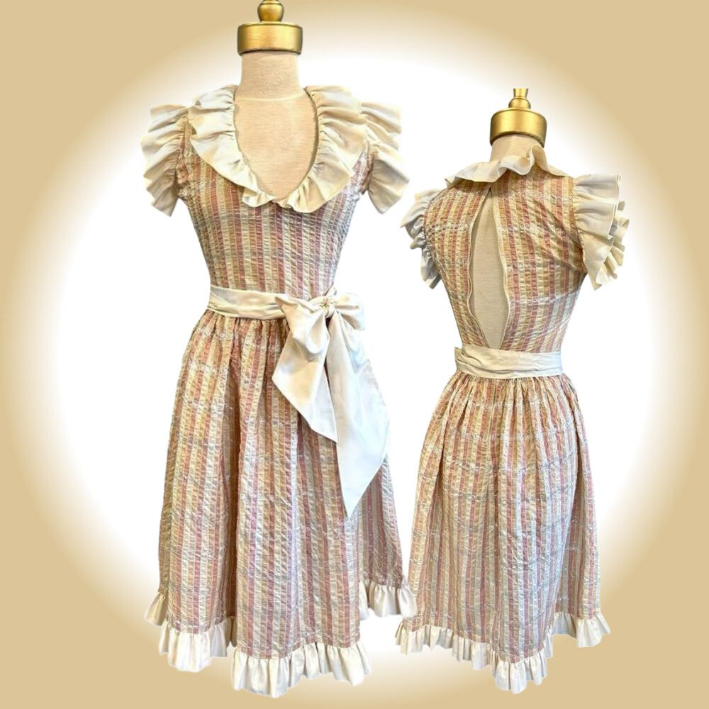 Vintage 80s Anthea Crawford Limited Editions Dress