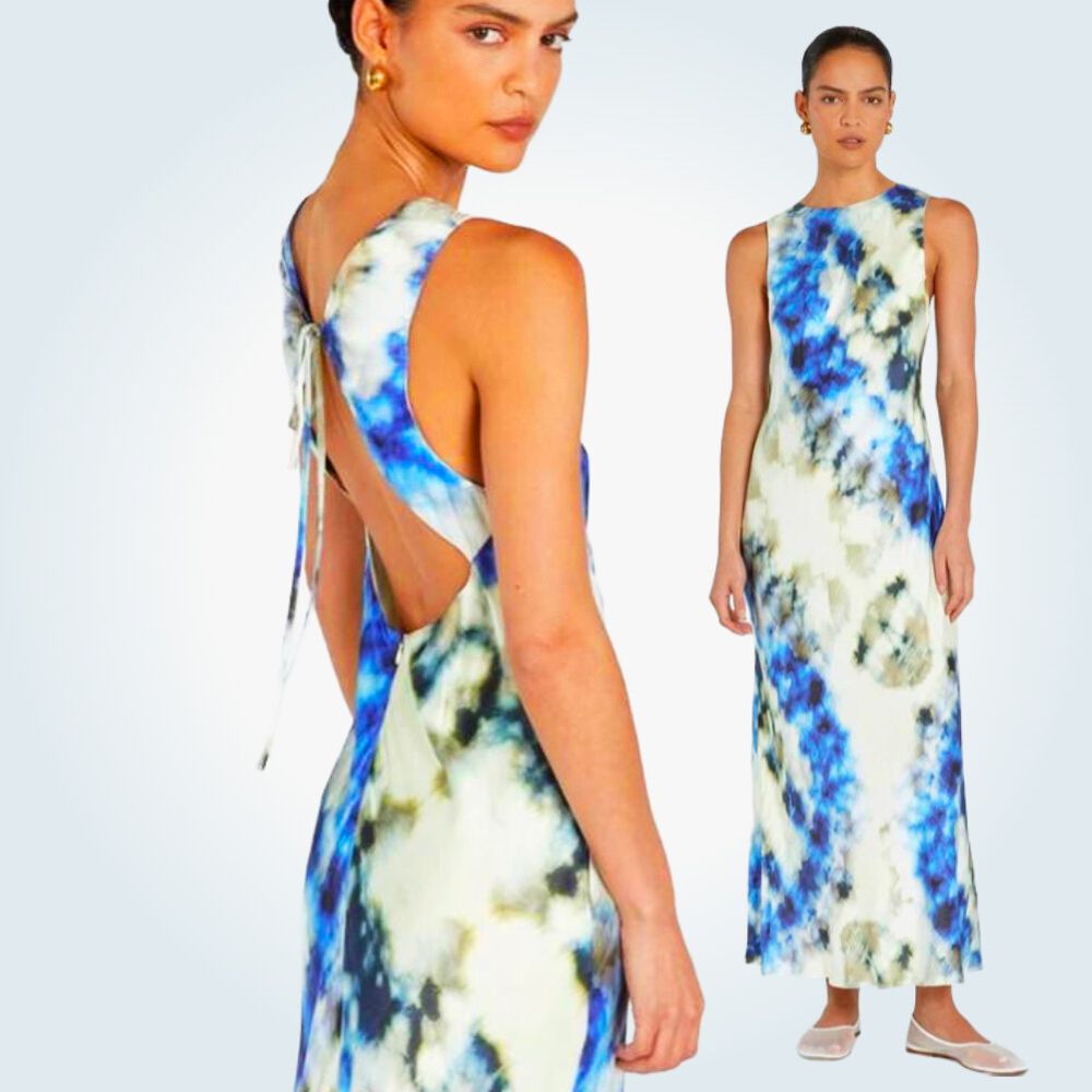 DISSH Haven Satin Slip Maxi Dress