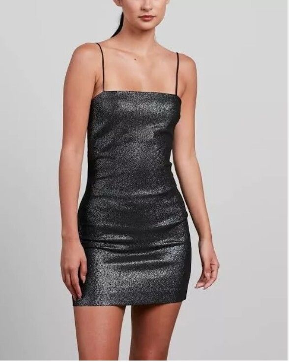 NWT Bec + Bridge Black Starlights Mini Dress size 12