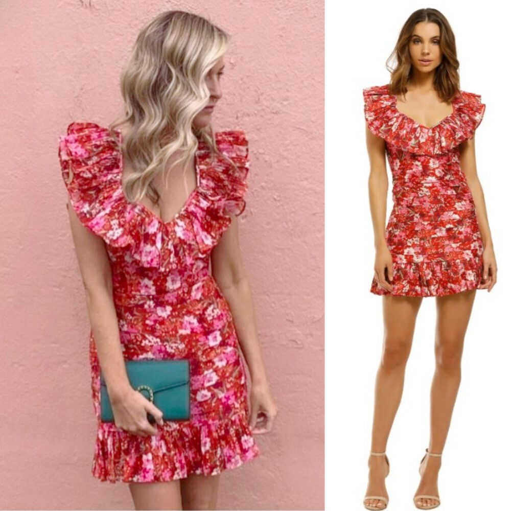 NWOT La Maison Talulah Cloud Nine Floral Mini Dress Size Small