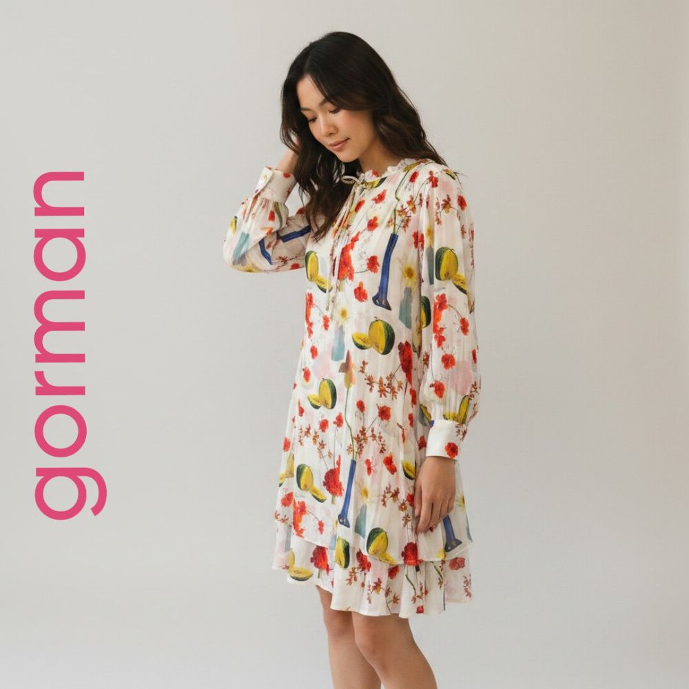 Gorman Still Life Party Dress sz 14