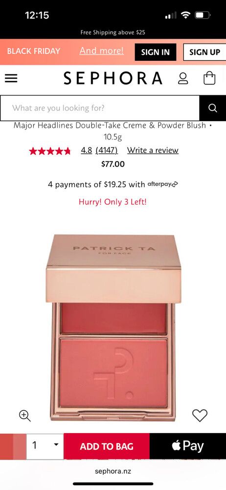 Patrick Ta Blush Duo