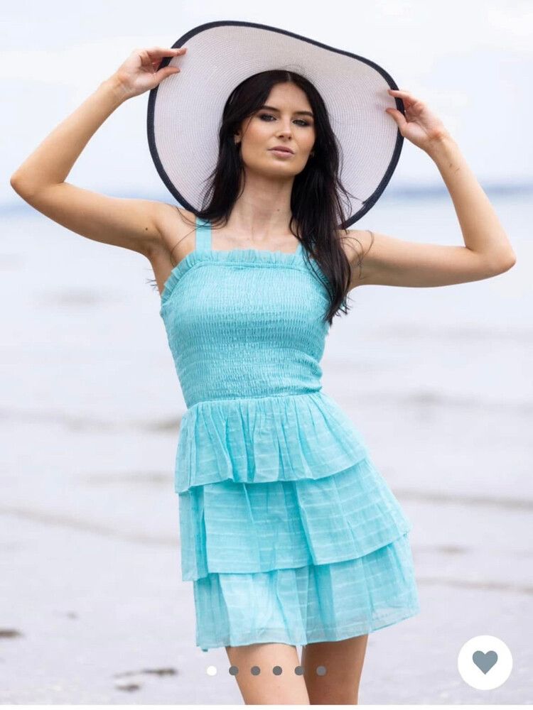 Augustine Harper Dress Teal