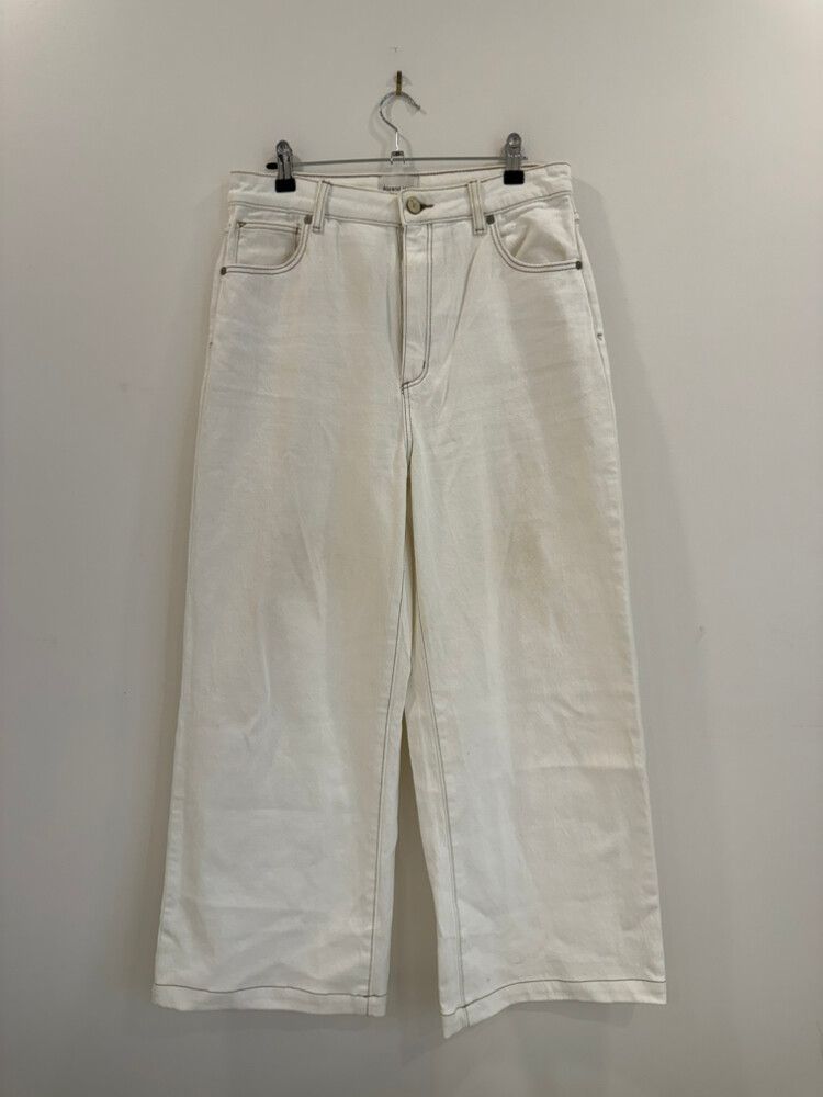 Abrand A'94 High & Wide White Pants