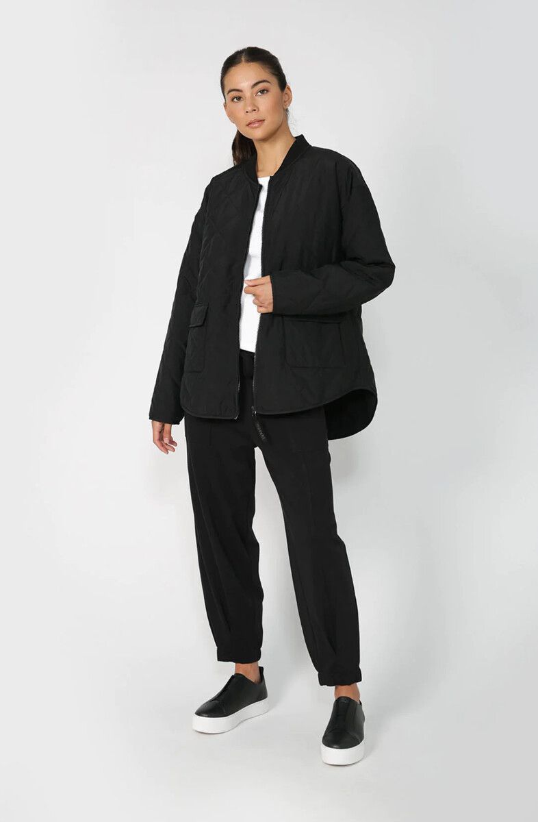 Moochi Black quilted jacket