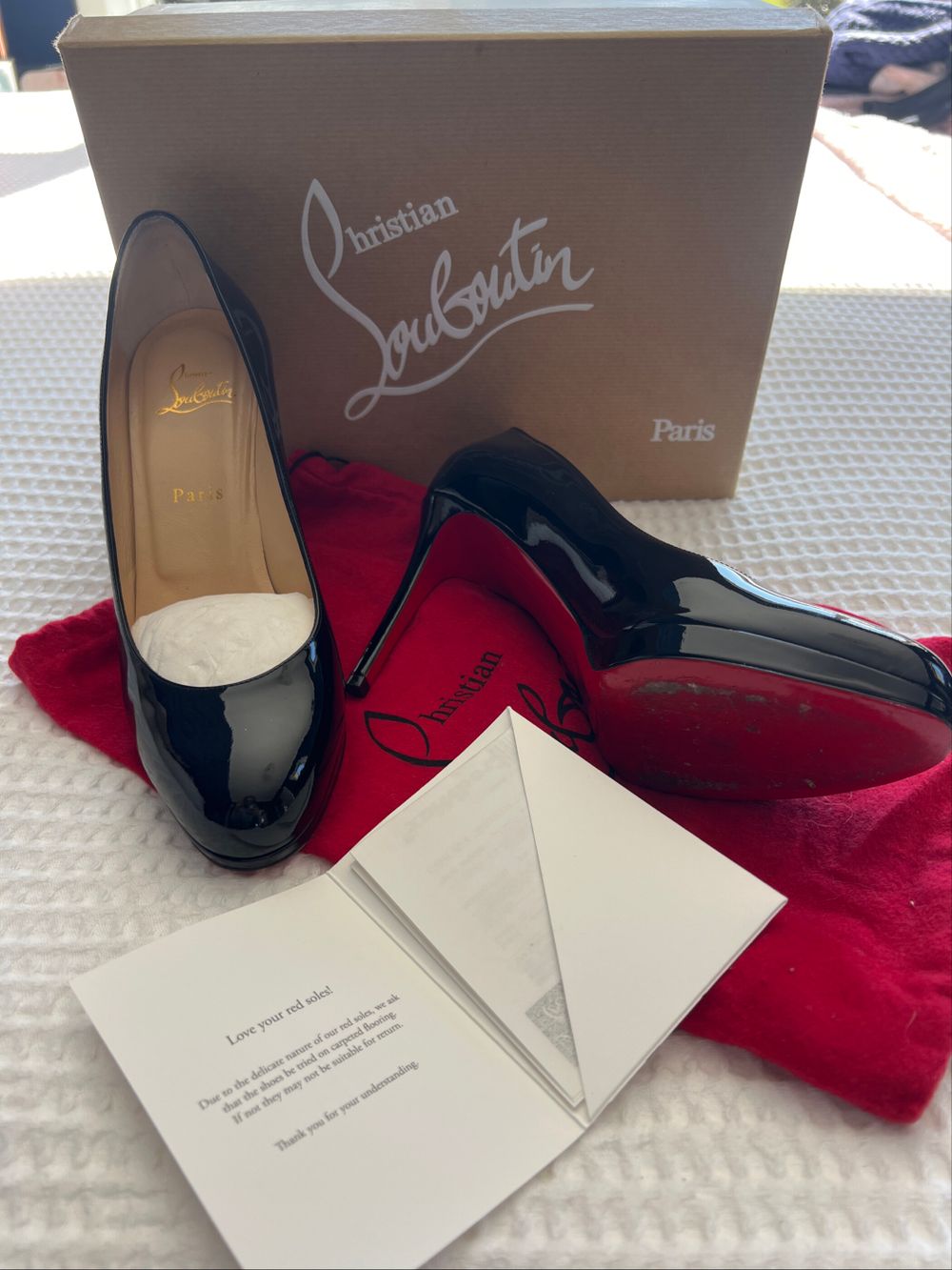 Christian Louboutin Black Heels