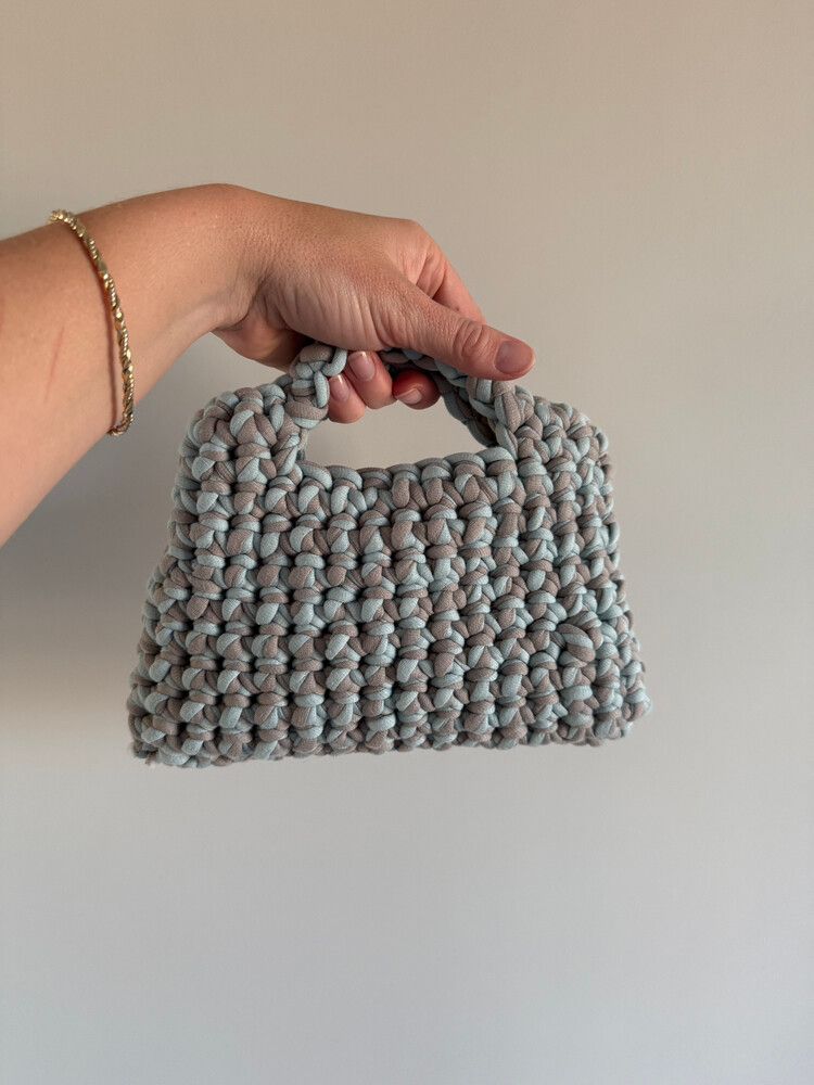 Chunky Crochet Clutch Handbag