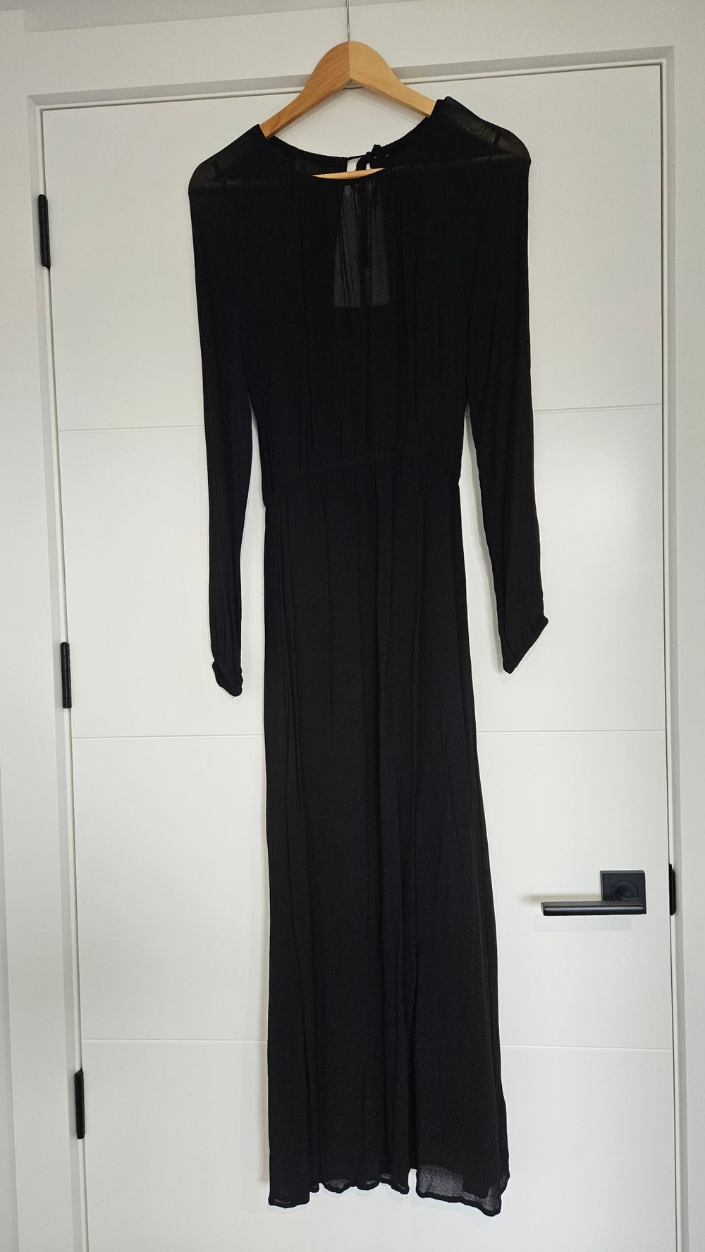 Max Black Sheer Dress