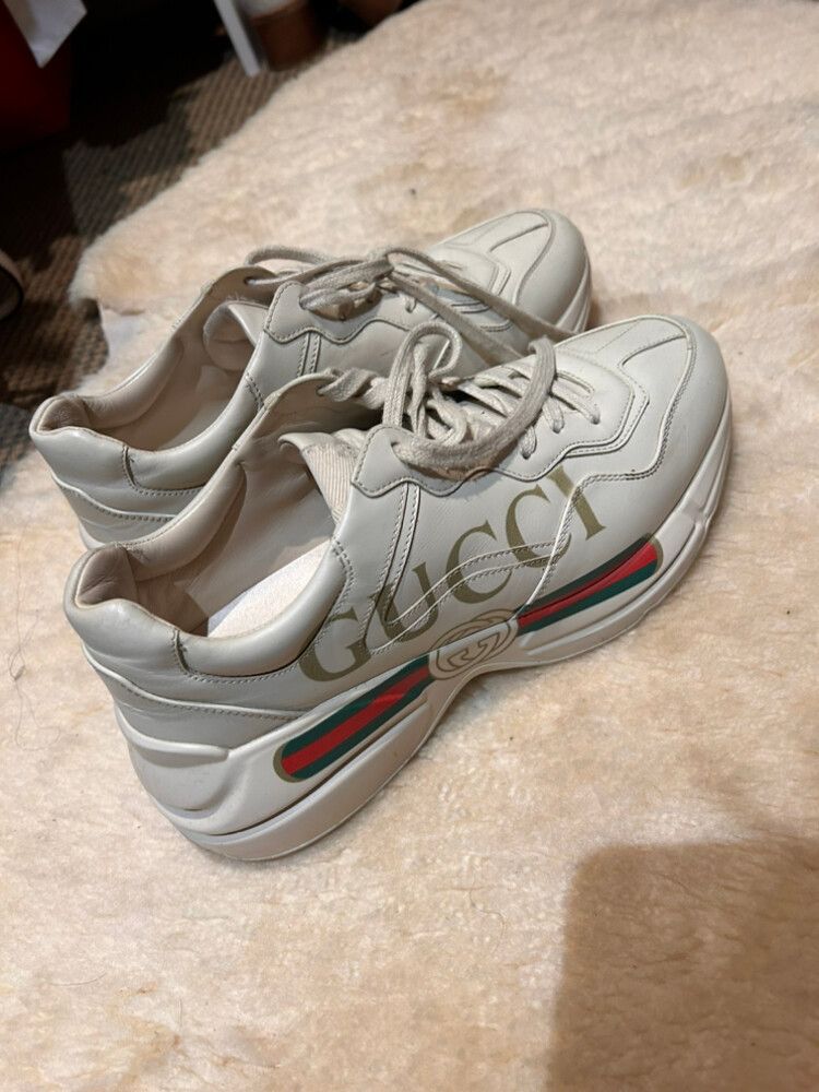 Gucci Rhyton Leather Sneaker 'Logo' 528892-DRW00-9522
