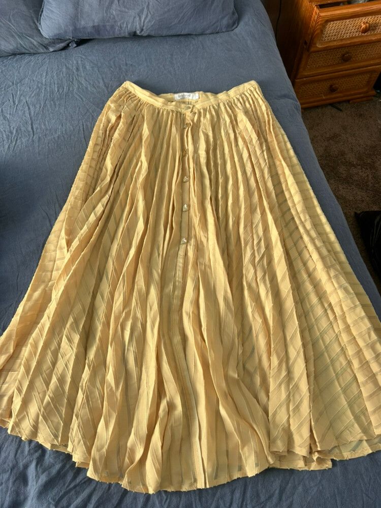Carla Zampatti yellow Skirt