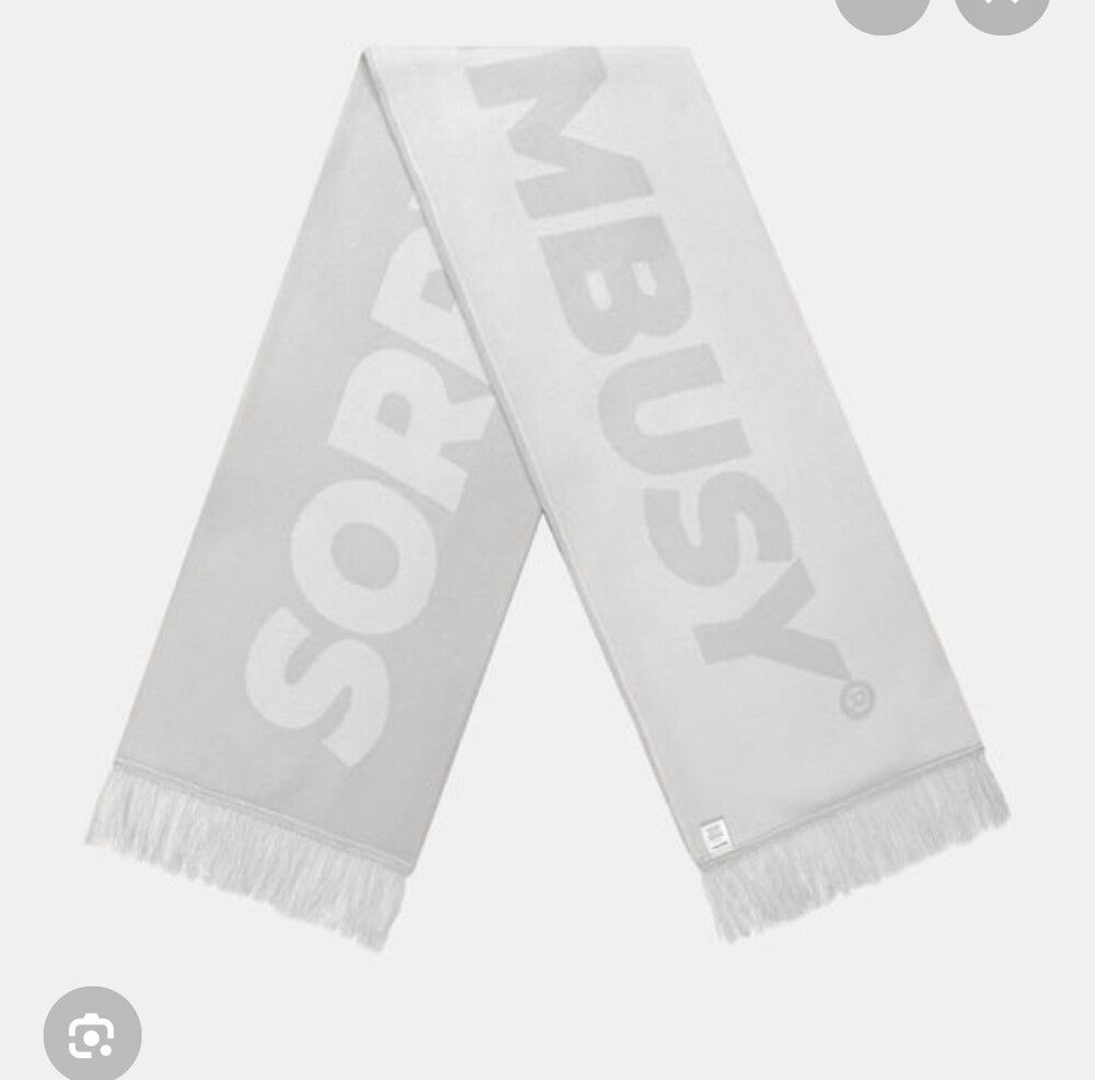 Sorry I’m busy scarf