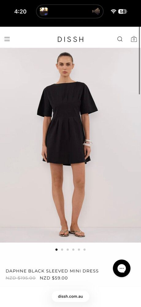 daphne black sleeved mini dress DAPHNE BLACK SLEEVED MINI DRESS  DISSH