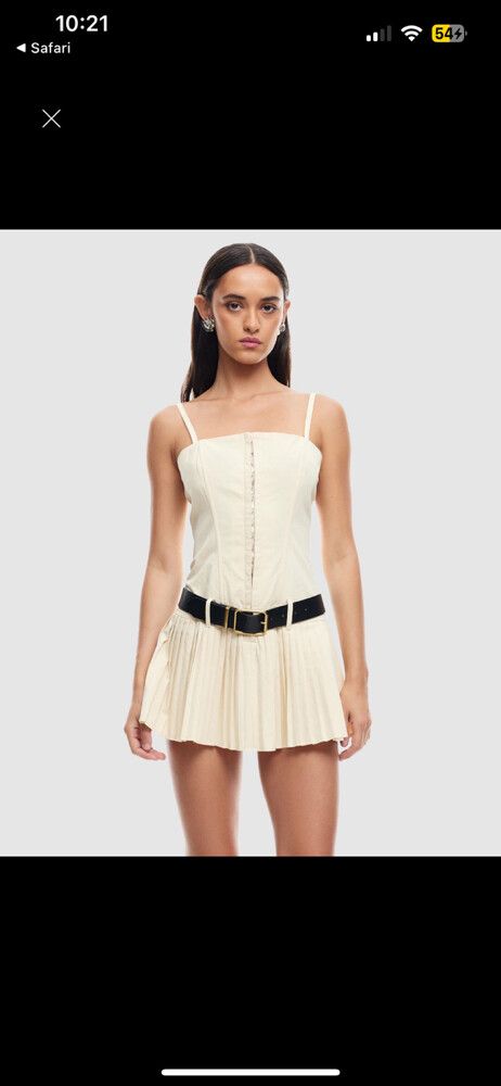 knee length dresses for ladies Hacienda Corset Mini Dress