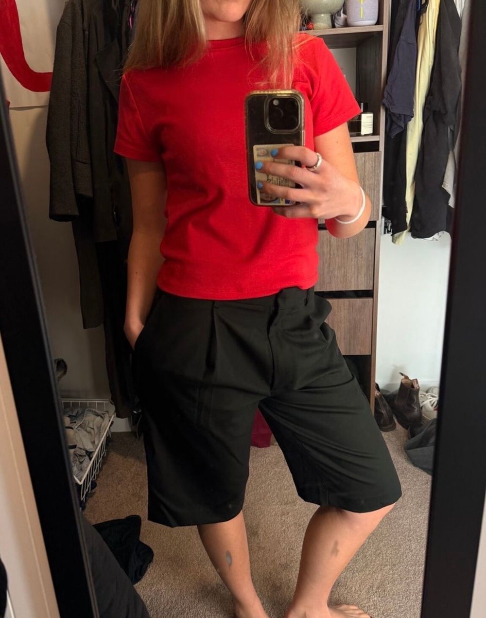 Assembly label Bermuda shorts