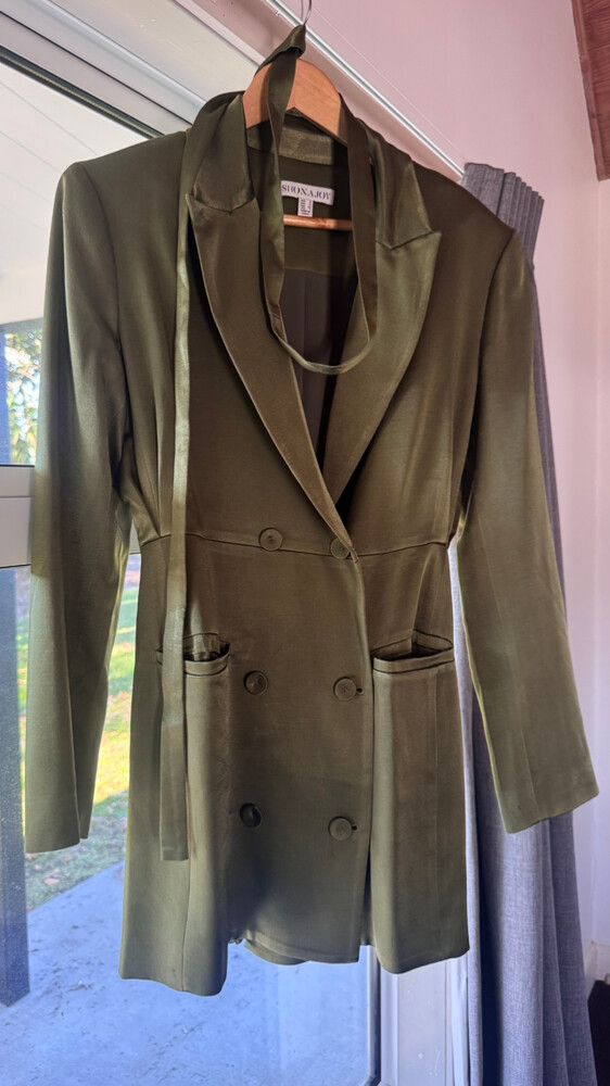 Shona Joy Green Mini Dress