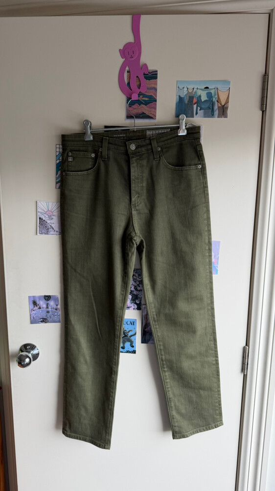 Ag Jeans High Rise Straight Leg Jeans