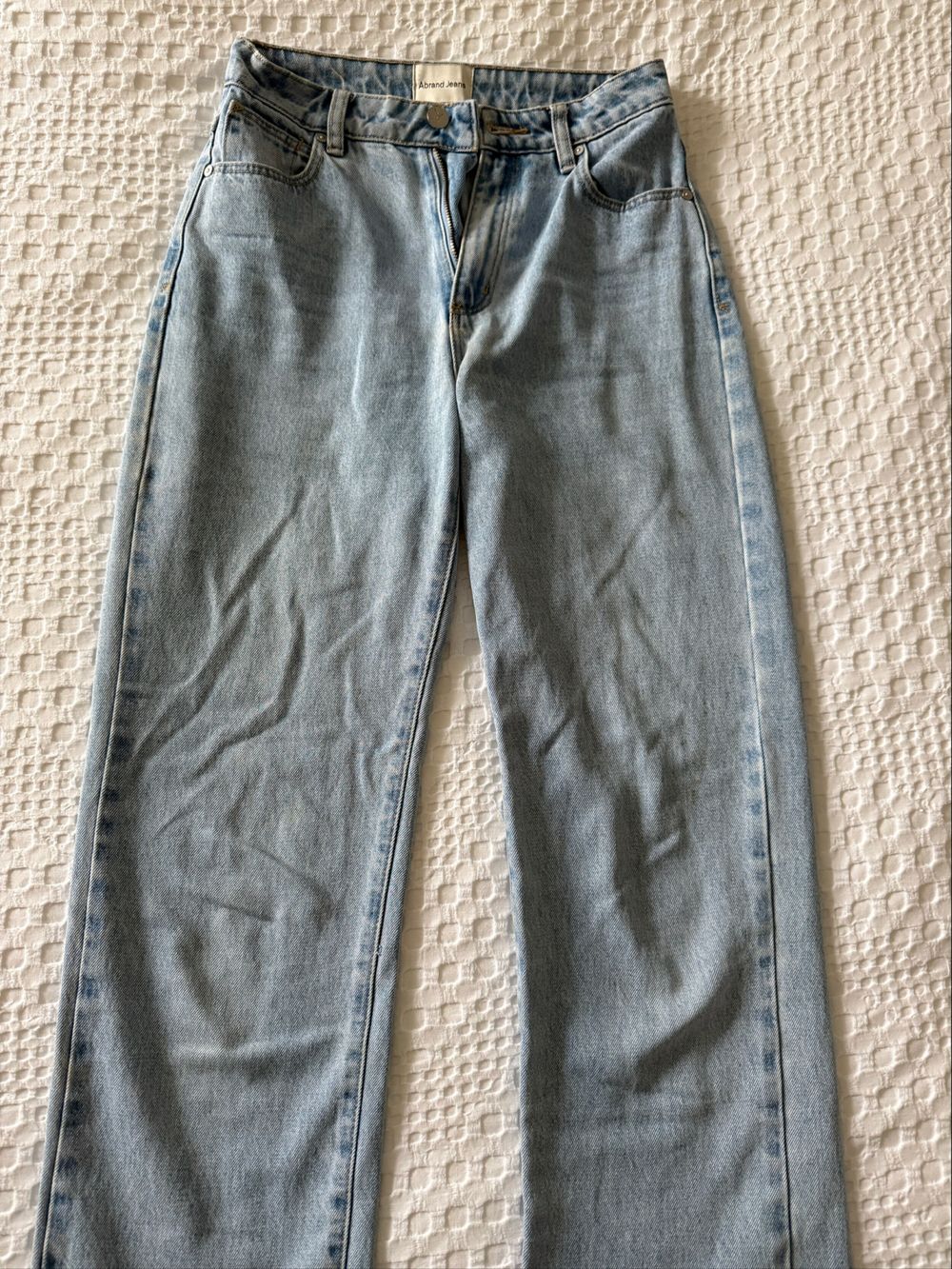 Abrand Jeans Blue High Straight Jeans