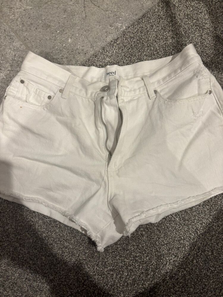 Seed White Shorts