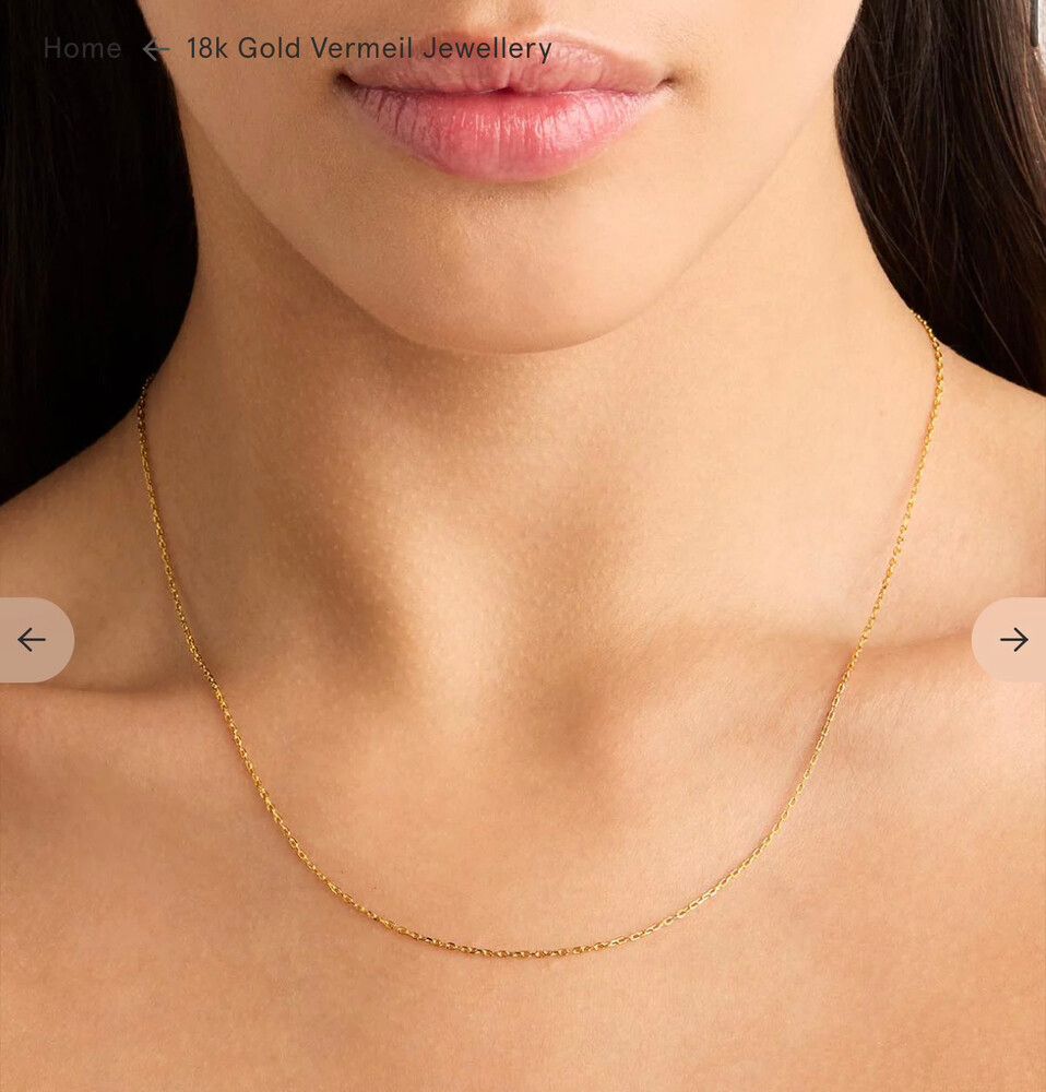 by charlotte necklace 18k gold