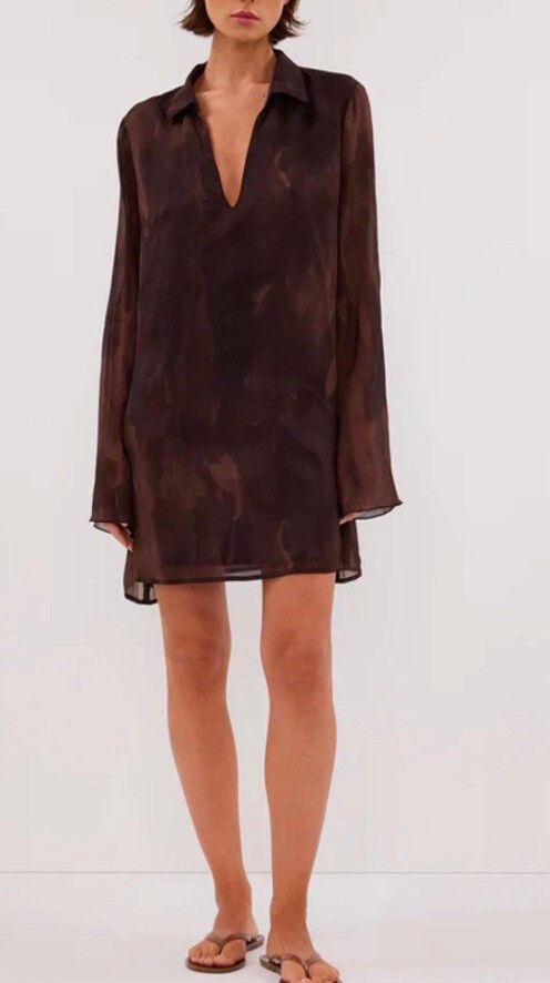 maurices brown dress MAX IVORY KNIT MINI DRESS main image 1
