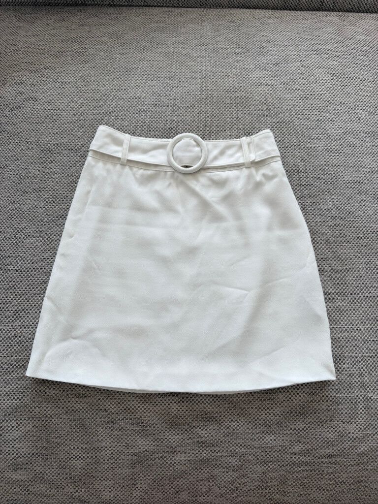 Forever New White Mini Skirt