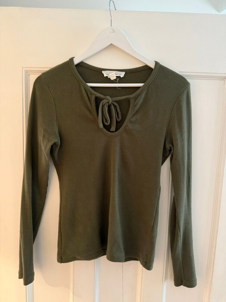 Caitlin Crisp Green Long Sleeve