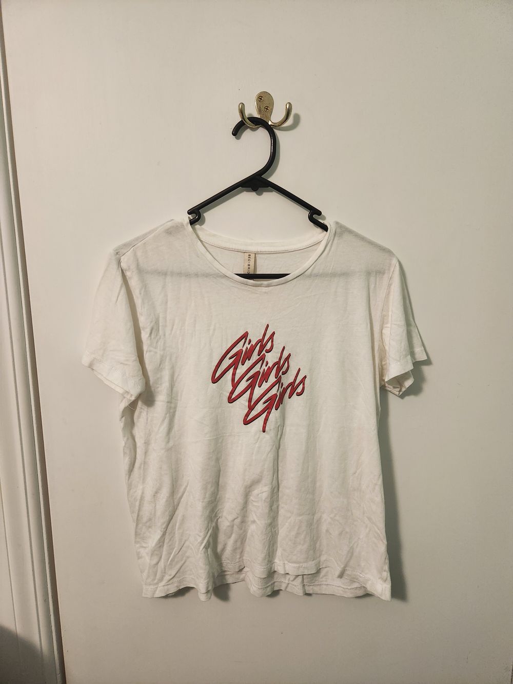 Red Girls Girls Girls Graphic tee