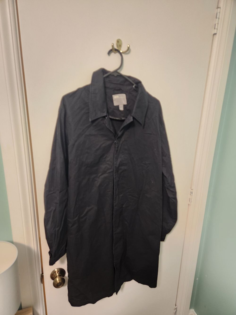 ASOS Black Longline Shirt