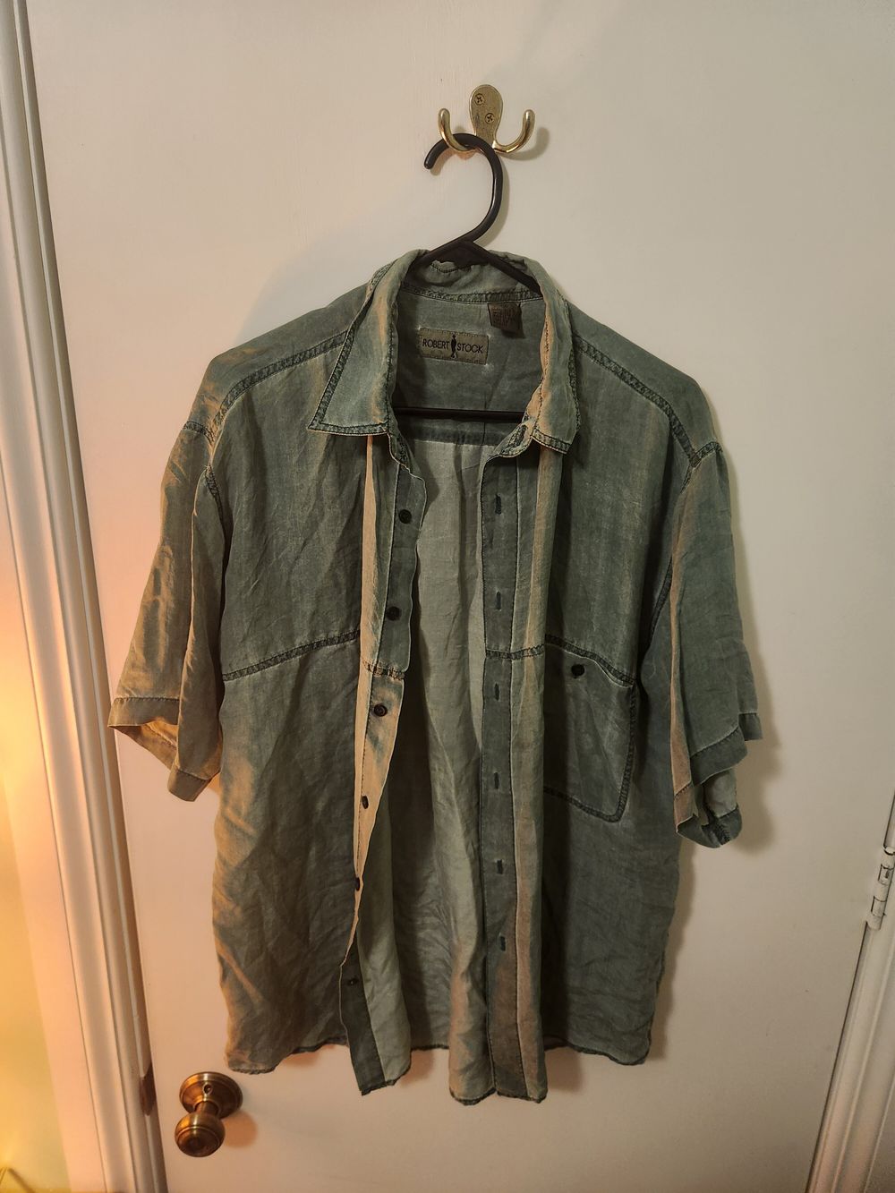 Robert Stock Khaki Short Sleeve Shirt