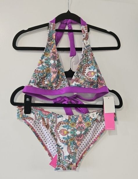 Brand new paisley bikini, size 12