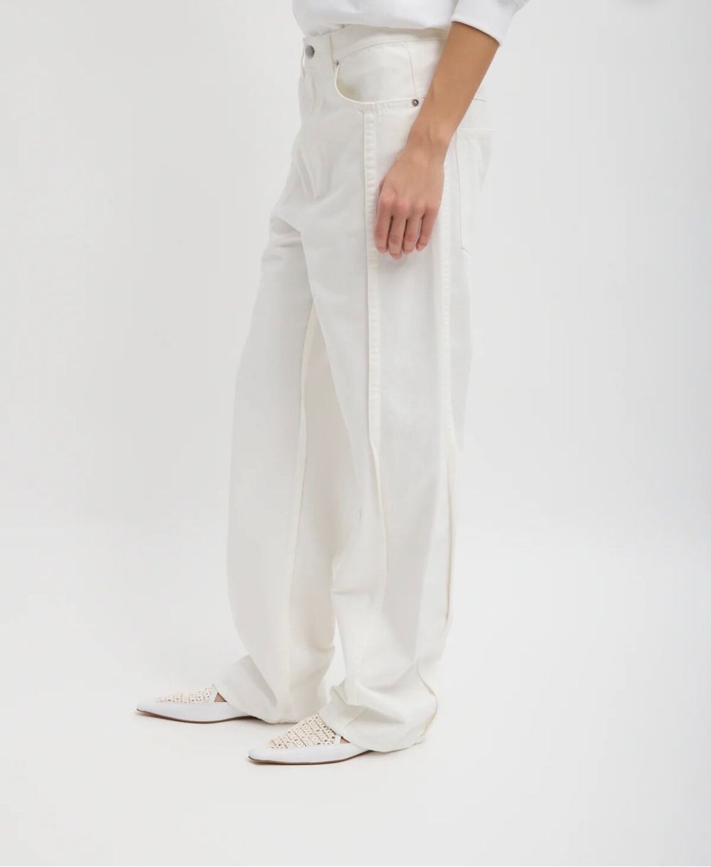 Tibi White Spring Tuck - 29S