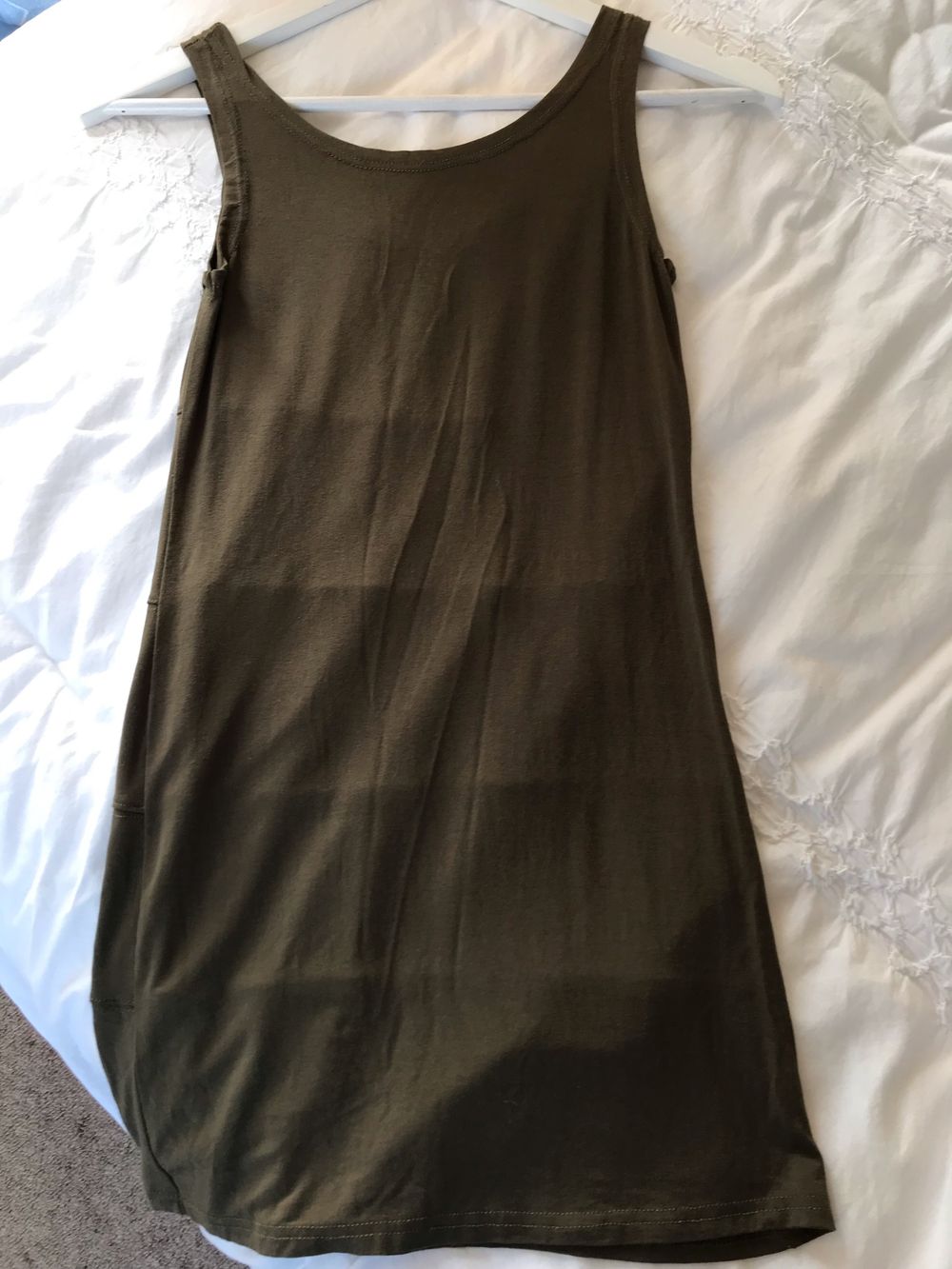 Khaki Jersey Tank Top